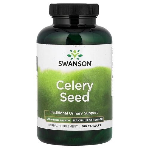 Swanson Vitamins Celery Seed 500 Mg 180 Capsules product image