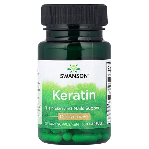 Swanson Vitamins Keratin 50 Mg 60 Capsules product image