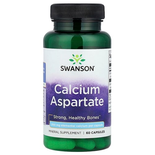 Swanson Vitamins Calcium Aspartate 60 Capsules product image
