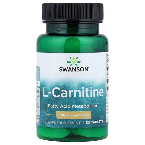Swanson Vitamins L Carnitine 30 Tablets product image