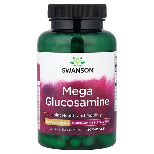 Swanson Vitamins Mega Glucosamine 750 Mg 120 Capsules product image