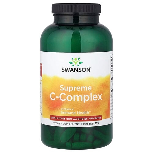 Swanson Vitamins Supreme C Complex With Citrus Bioflavonoids And Rutin 250 Tablets product image