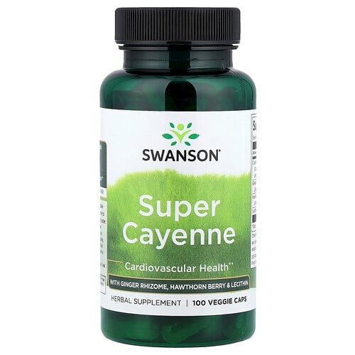 Swanson Vitamins Super Cayenne 100 Veggie Caps product image