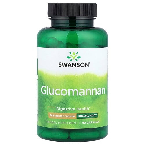 Swanson Vitamins Glucomannan 665 Mg 90 Capsules product image