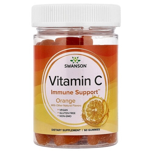 Swanson Vitamins Vitamin C Gummies Orange 60 Gummies product image