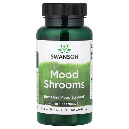 Swanson Vitamins Mood Shrooms 60 Capsules product image