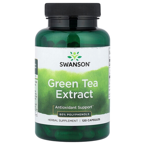 Swanson Vitamins Green Tea Extract 120 Capsules product image