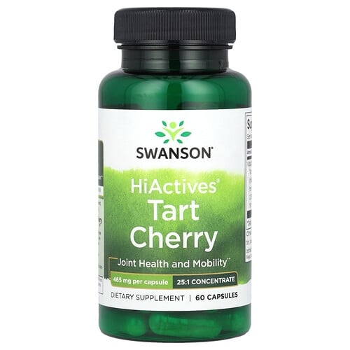 Swanson Vitamins Hiactives Tart Cherry 465 Mg 60 Capsules product image