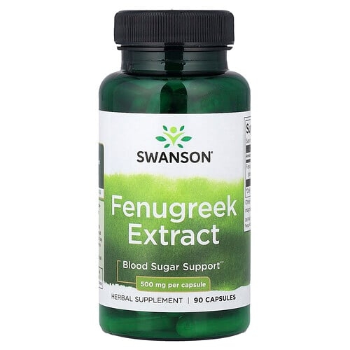 Swanson Vitamins Fenugreek Extract 500 Mg 90 Capsules product image