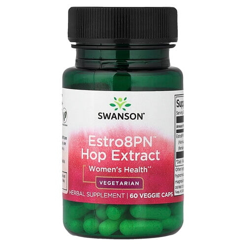 Swanson Vitamins Estro8pn Hop Extract Women S Health 60 Veggie Caps 10 Mg Per Capsule product image