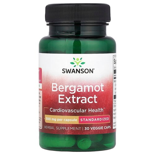 Swanson Vitamins Bergamot Extract 500 Mg 30 Veggie Caps product image