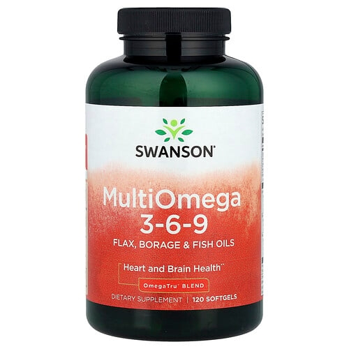 Swanson Vitamins Multiomega 3 6 9 120 Softgels product image