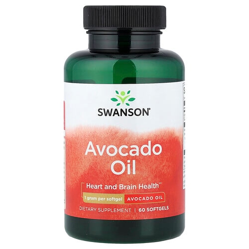 Swanson Vitamins Avocado Oil 1 G 60 Softgels product image