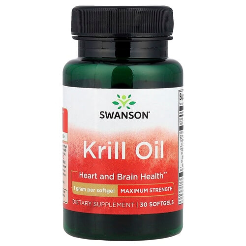 Swanson Vitamins Krill Oil Maximum Strength 30 Softgels product image