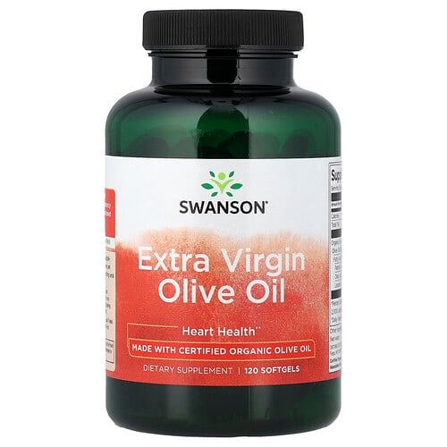 Swanson Vitamins Extra Virgin Olive Oil 120 Softgels 1 000 Mg Per Softgel product image