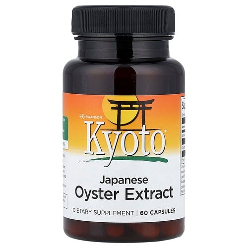 Swanson Vitamins Kyoto Japanese Oyster Extract 60 Capsules 500 Mg Per Capsule product image