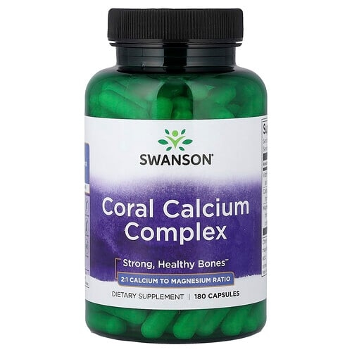 Swanson Vitamins Coral Calcium Complex 180 Capsules product image