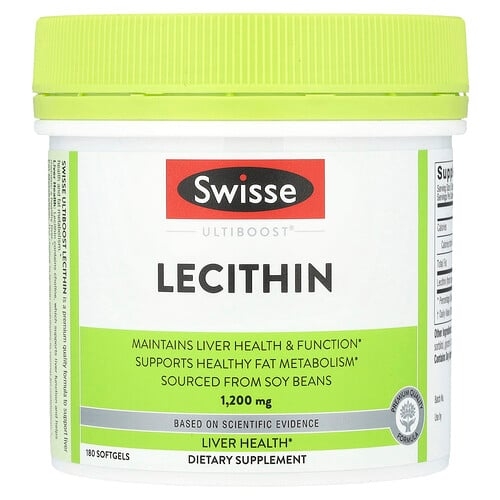 Swisse Ultiboost Lecithin 1 200 Mg 180 Capsules product image