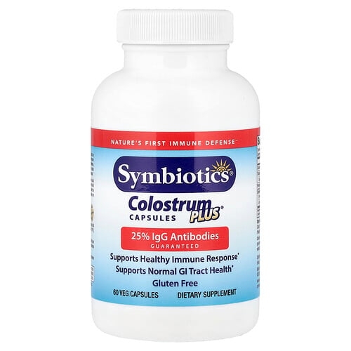 Symbiotics Colostrum Plus 60 Veg Capsules product image