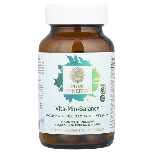 Pure Synergy Vita Min Balance Women S 2 Per Day Multivitamin 60 Tablets product image