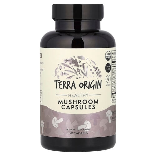 Terra Origin Healthy Mushroom Capsules 90 Capsules product image