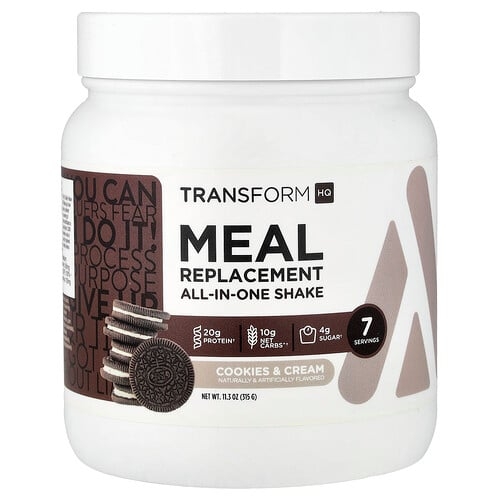 Transformhq Everyday Meal Replacement Shake Cookies Cream 11 1 Oz 315 G product image