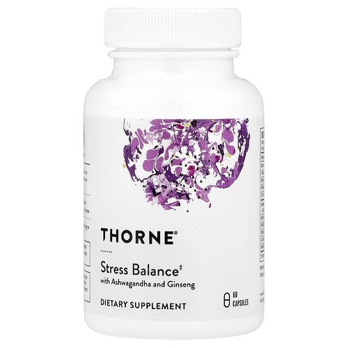 Thorne Stress Balance With Ashwagandha And Ginseng 60 Capsules product image
