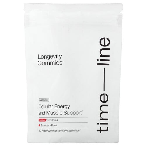 Timeline Urolithin A Strawberry 60 Vegan Gummies product image