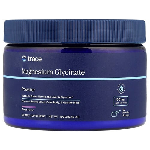 Trace Magnesium Glycinate Powder Grape 6 35 Oz 180 G product image