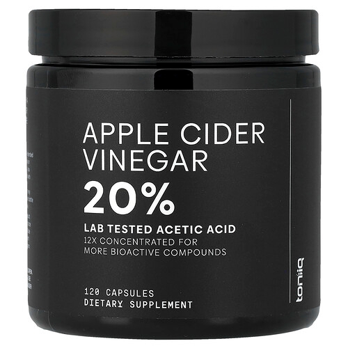Toniiq Apple Cider Vinegar 20 120 Capsules product image