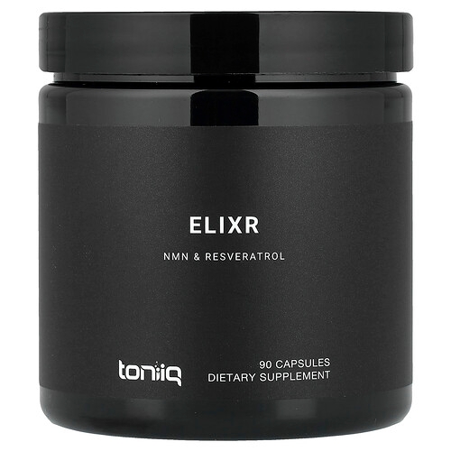 Toniiq Elixr Nmn Resveratrol 90 Capsules product image