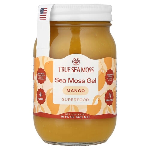 True Sea Moss Sea Moss Gel Superfood Mango 16 Fl Oz 473 Ml product image