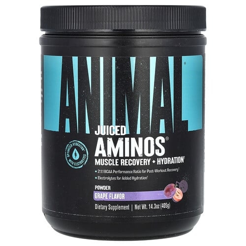 Animal Juiced Aminos Powder Grape 14 3 Oz 405 G product image