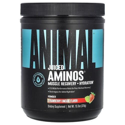 Animal Juiced Aminos Strawberry Limeade 13 3 Oz 378 G product image