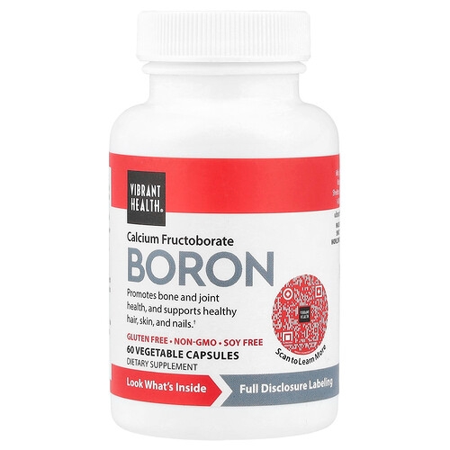 Vibrant Health Boron 60 Vegetable Capsules product image