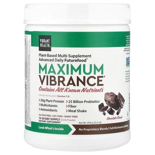Vibrant Health Maximum Vibrance Version 7 Chocolate Chunk 23 2 Oz 659 G product image