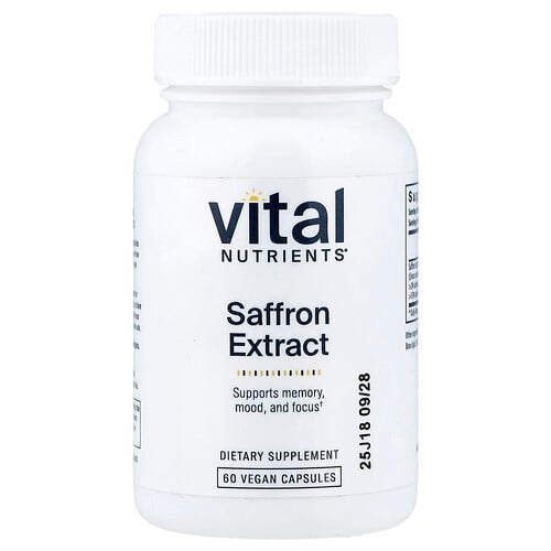 Vital Nutrients Saffron Extract 60 Vegan Capsules 15 Mg Per Capsule product image