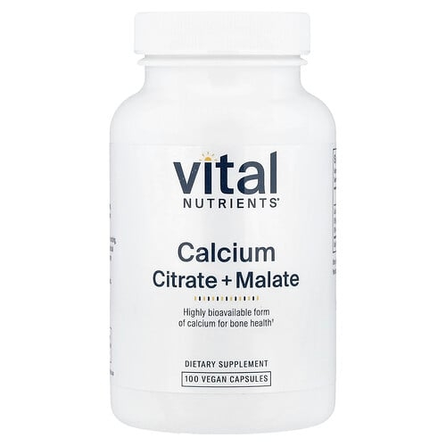 Vital Nutrients Calcium Citrate Malate 100 Vegan Capsules 150 Mg Per Capsule product image
