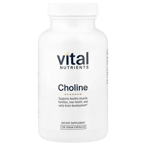 Vital Nutrients Choline 120 Vegan Capsules 275 Mg Per Capsule product image
