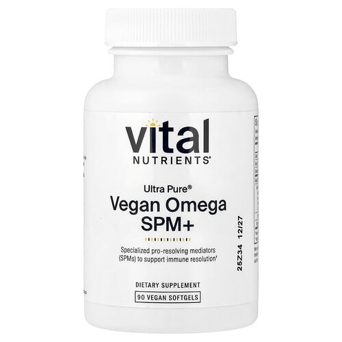 Vital Nutrients Ultra Pure Vegan Omega Spm 90 Vegan Softgels product image
