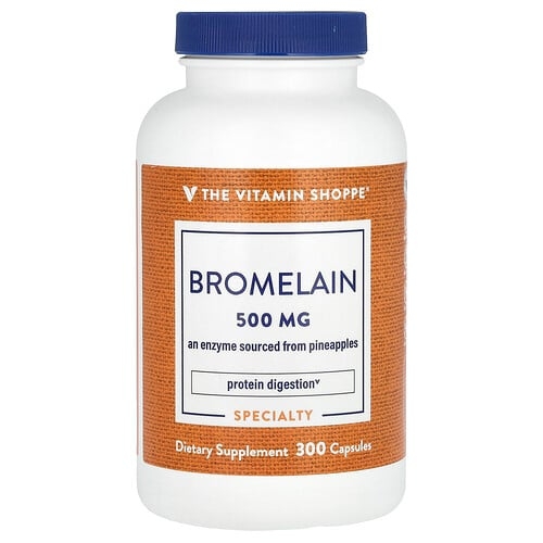 The Vitamin Shoppe Bromelain 500 Mg 300 Capsules product image