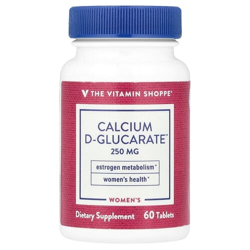 The Vitamin Shoppe Women S Calcium D Glucarate 250 Mg 60 Tablets product image