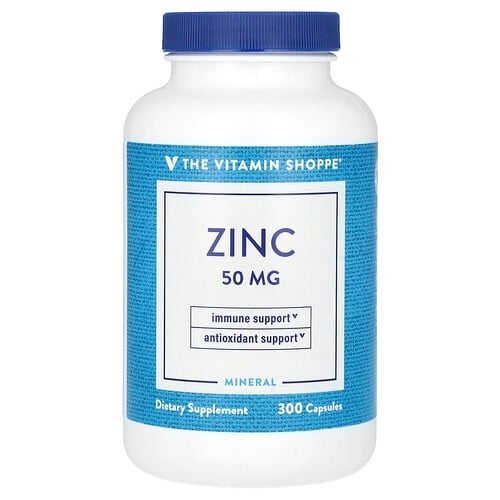 The Vitamin Shoppe Zinc 50 Mg 300 Capsules product image
