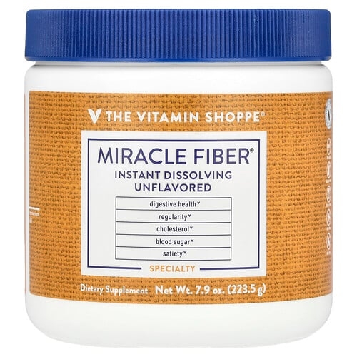 The Vitamin Shoppe Miracle Fiber Unflavored 7 9 Oz 223 5 G product image