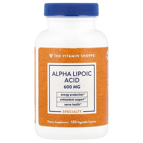 The Vitamin Shoppe Alpha Lipoic Acid 600 Mg 120 Vegetable Capsules product image