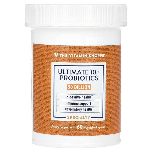 The Vitamin Shoppe Ultimate 10 Probiotics 50 Billion Cfu 60 Vegetable Capsules product image