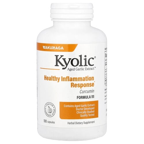 Kyolic Aged Garlic Extract Curcumin Formula 111 100 Capsules product image