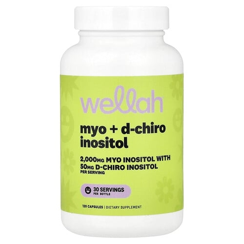 Wellah Myo D Chiro Inositol 120 Capsules product image