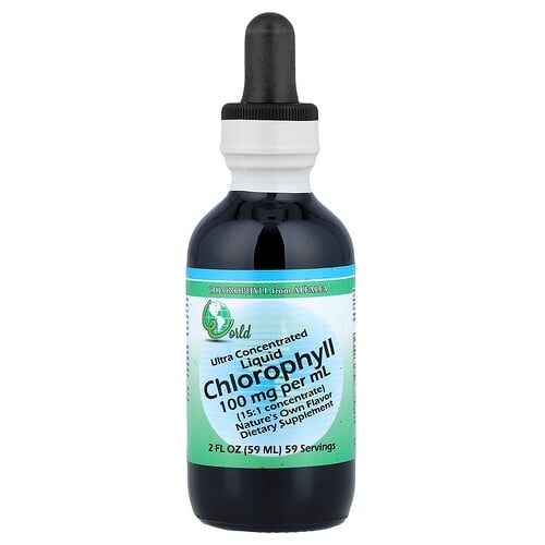World Organic Ultra Concentrated Liquid Chlorophyll 2 Fl Oz 59 Ml product image