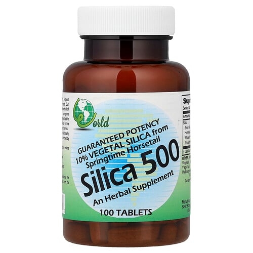 World Organic Silica 500 100 Tablet 50 Mg Per Tablet product image
